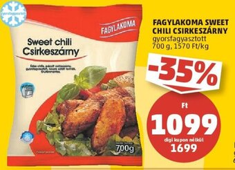 PENNY FAGYLAKOMA SWEET CHILI CSIRKESZÁRNY 700 g ajánlat