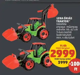 LENA ÓRIÁS TRAKTOR 1 db