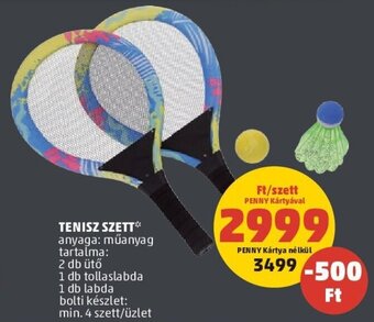 TENISZ SZETT