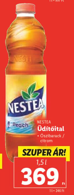 Lidl NESTEA Üdítőital 1,5 l ajánlat