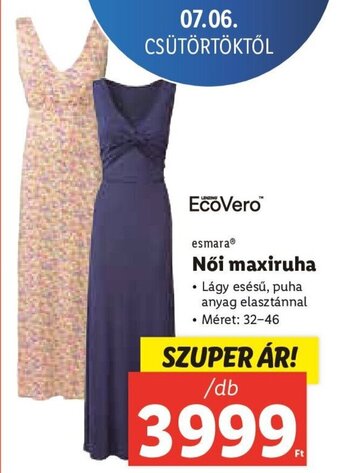 Lidl Esmara Női maxiruha 1 db ajánlat