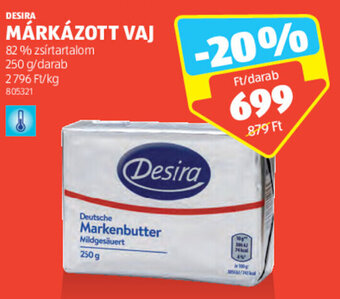 ALDI DESIRA MÁRKÁZOTT VAJ 250 g ajánlat