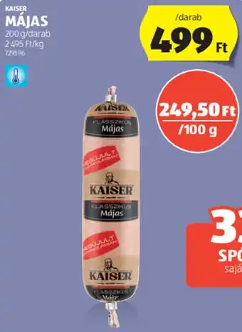 ALDI KAISER MÁJAS 200 g ajánlat