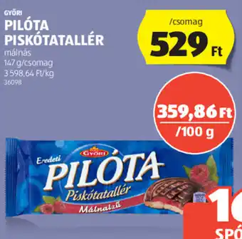 ALDI GYŐRI PILÓTA PISKÓTATALLÉR 147 g ajánlat
