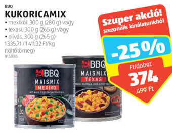 ALDI BBQ KUKORICAMIX 300 g ajánlat