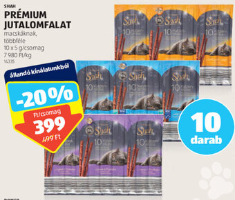 ALDI SHAH PRÉMIUM JUTALOMFALAT 10 x 5 g ajánlat
