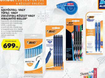 BIC GOLYÓSTOLL- VAGY TŰFILC- stb. 8 - 1 db