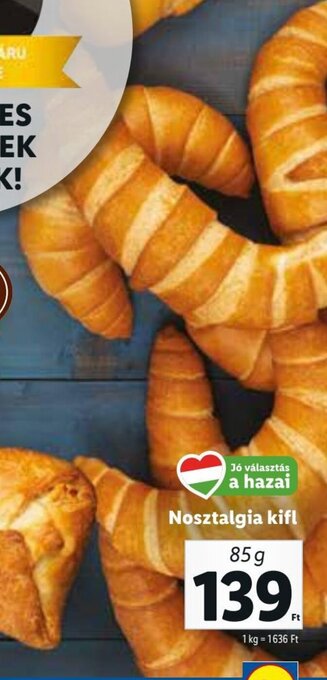 Lidl Nosztalgia kifl 85 g ajánlat