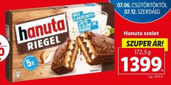 Lidl Hanuta szelet 172,5 g ajánlat