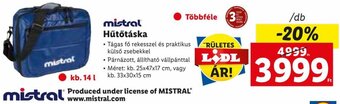 Lidl Hűtőtáska 1 db ajánlat