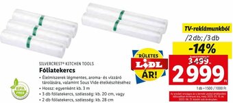 Lidl SILVERCREST KITCHEN TOOLS Fóliatekercs 2 / 3 db ajánlat