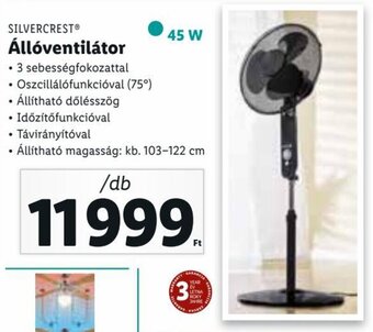 Lidl SILVERCREST Állóventilátor 1 db ajánlat