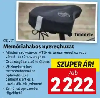 Lidl CRIVIT Memóriahabos nyereghuzat 1 db ajánlat