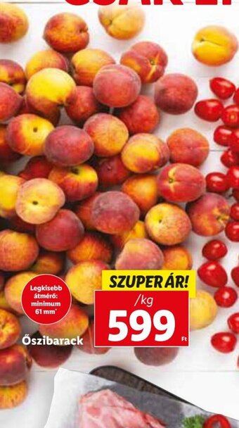 Lidl Őszibarack 1 kg ajánlat