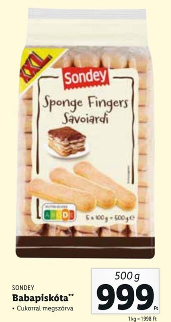 Lidl SONDEY Babapiskóta 500 g ajánlat
