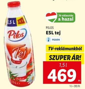Lidl PILOS ESL tej 1,5 l ajánlat