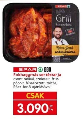Spar Fokhagymás sertéstarja 1 kg ajánlat