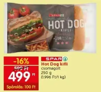 Spar Hot Dog kifli 250 g ajánlat