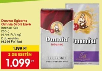 Spar Douwe Egberts Omnia őrölt kávé 250 g ajánlat