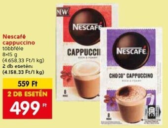 Spar Nescafé cappuccino 8 x 15 g ajánlat