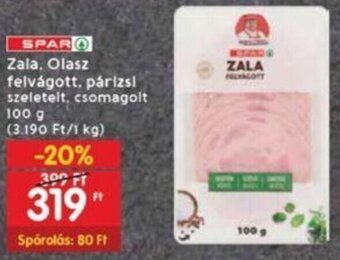Zala, Olasz felvágott, párizsi 100 g