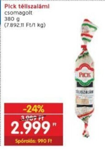 Interspar Pick téllszaláml 380 g ajánlat