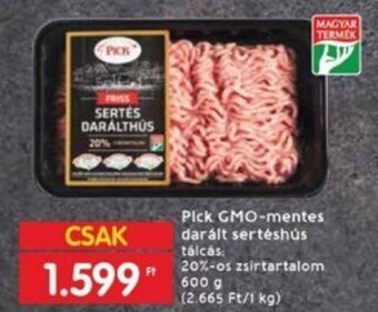 Interspar Pick GMO-mentes darált sertéshús 600 g ajánlat