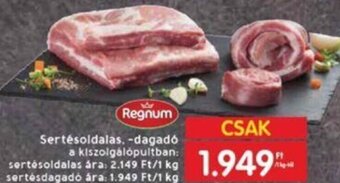 Interspar Sertésoldalas, -dagadó 1 kg ajánlat