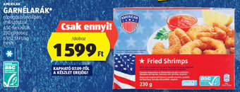 ALDI AMERICAN GARNÉLARÁK, 230g ajánlat