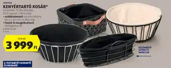 ALDI CROFTON, KENYÉRTARTÓ KOSÁR, ajánlat