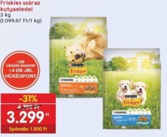 Interspar Friskles száraz kutyaeledel 3 kg ajánlat