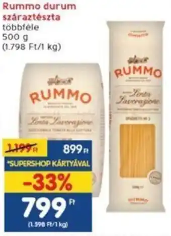 Rummo durum száraztészta többféle 500 g