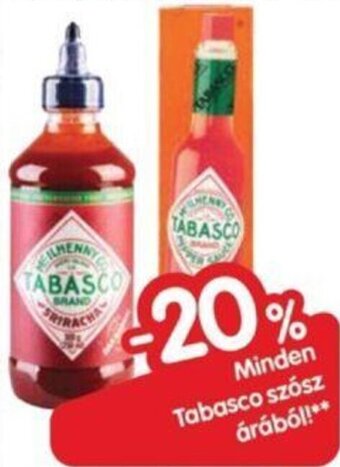 Interspar Minden Tabasco szósz árából! ajánlat