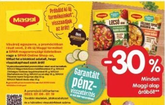 Interspar Minden Maggi alap árából! ajánlat