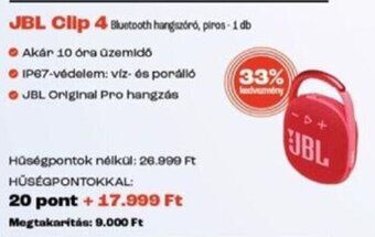 Interspar JBL Clip 4 1 db ajánlat