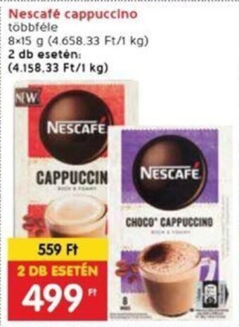 Nescafé cappuccino 8 x 15 g