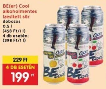 Interspar BE(er) Cool alkoholmentes Izesített sör 0,5 l ajánlat