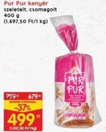 Interspar Pur Pur kenyér 400 g ajánlat