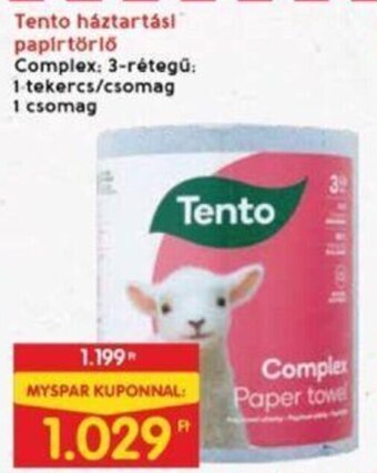 Tento háztartási papírtörlő 1 tekercs