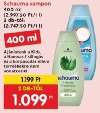 Interspar Schauma sampon 400 ml ajánlat