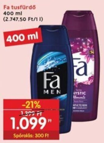 Interspar Fa tusfürdő 400 ml ajánlat