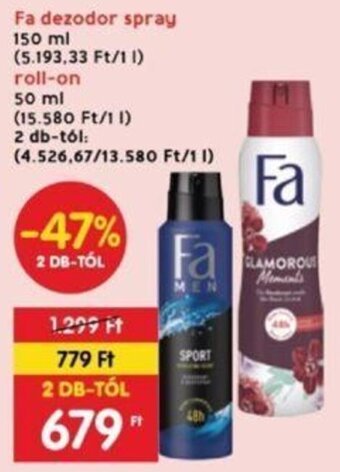 Interspar Fa dezodor spray stb. 150 / 50 ml ajánlat