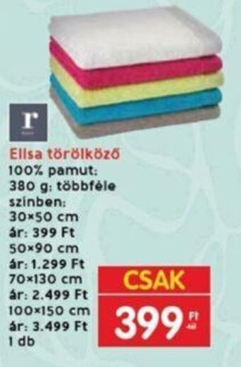 Ellsa törölköző 1 db