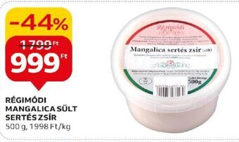 Auchan RÉGIMÓDI MANGALICA SÜLT SERTÉS ZSÍR 500 g ajánlat