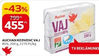 Auchan AUCHAN KEDVENC VAJ 200 g ajánlat