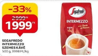 Auchan SEGAFREDO INTERMEZZO SZEMES KÁVÉ 500 g ajánlat