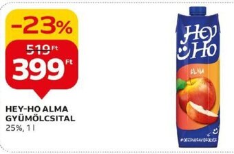 Auchan HEY-HO ALMA GYÜMÖLCSITAL 1 l ajánlat