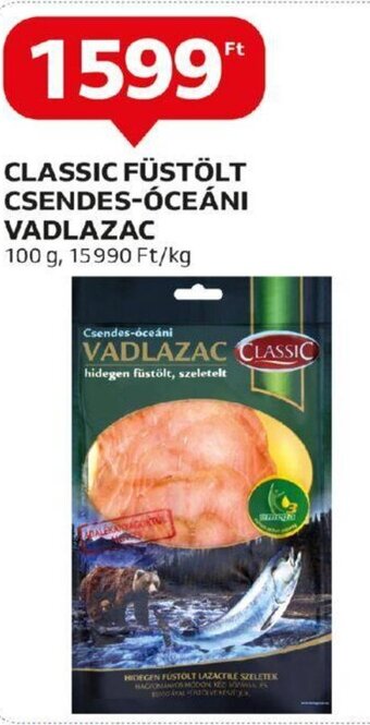 Auchan CLASSIC FÜSTÖLT CSENDES-ÓCEÁNI VADLAZAC 100 g ajánlat