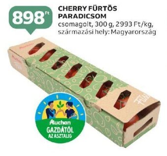 Auchan CHERRY FÜRTÖS PARADICSOM 300 g ajánlat