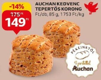 Auchan AUCHAN KEDVENC TEPERTŐS KORONG 85 g ajánlat